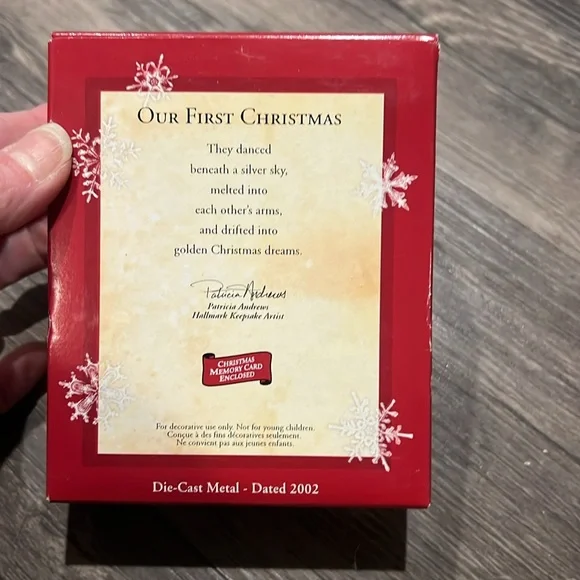 NWT Hallmark Keepsake Our First Christmas Ornament - Picture 2 of 4